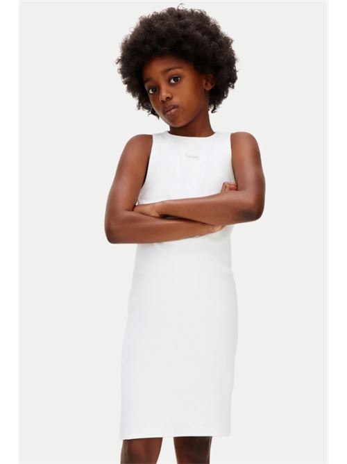 rib sleeveless dress CALVIN KLEIN JEANS | LVCKSJH07GYAF